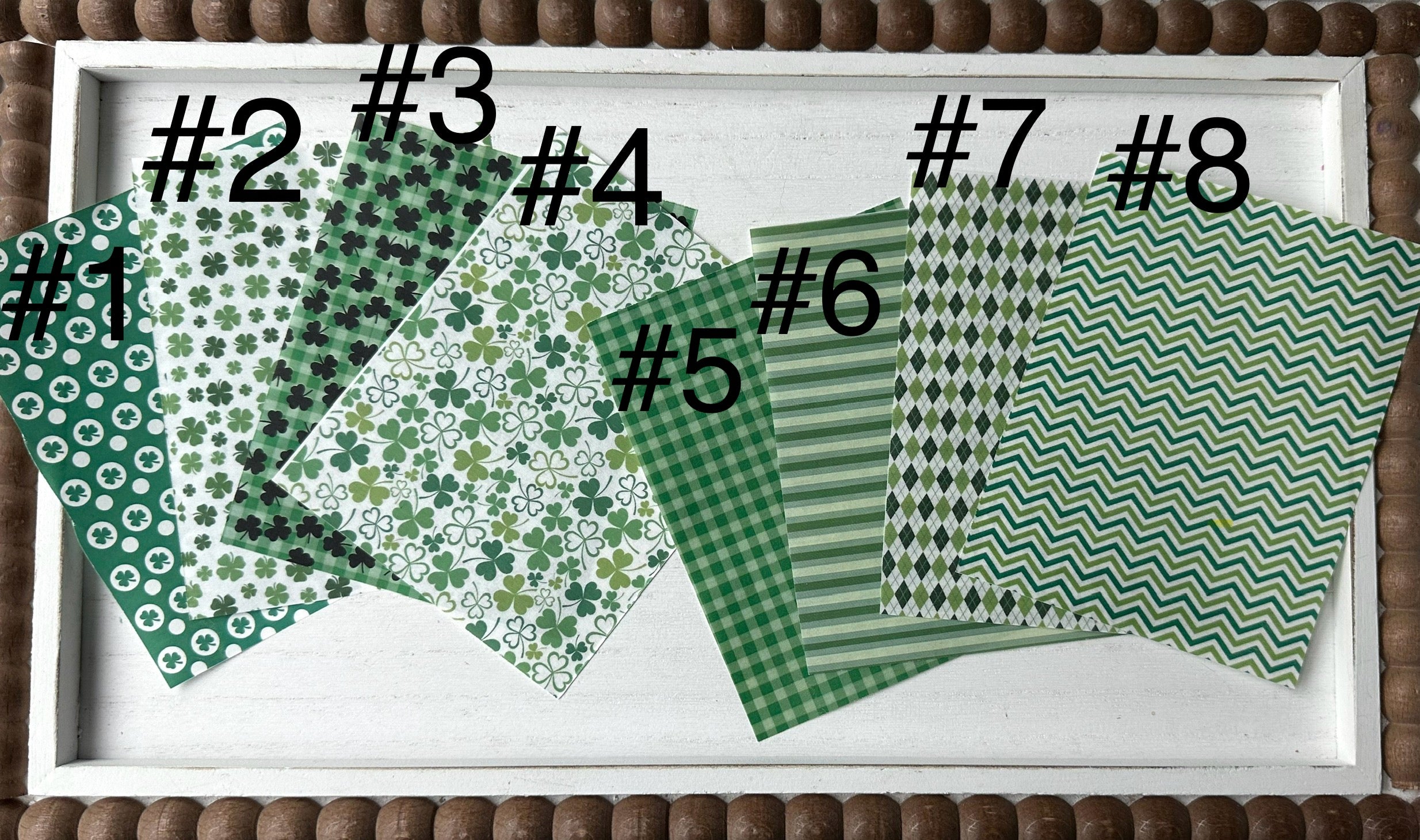 St. Patrick’s Day Transfers • 8 Designs