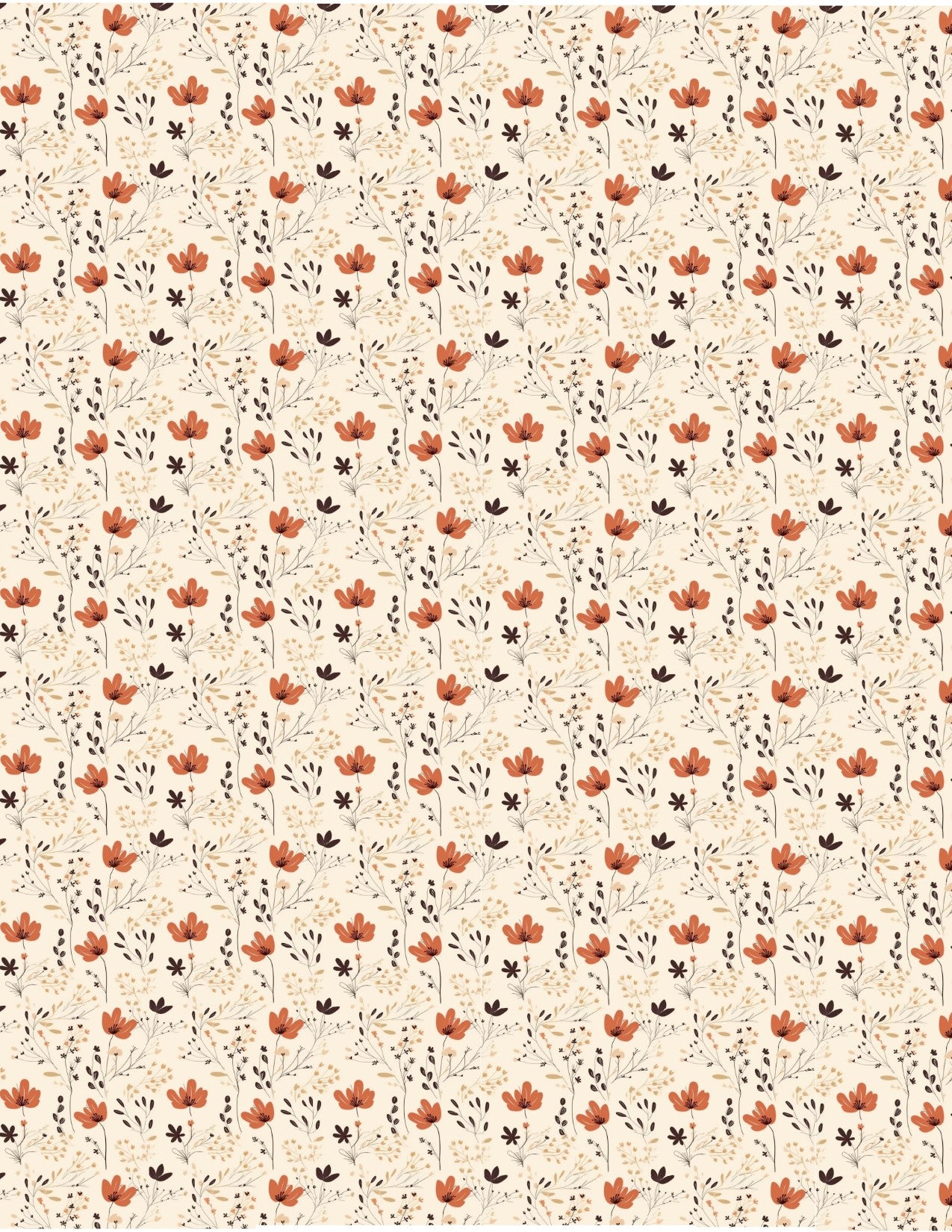 Polymer Clay Transfers - Poppies