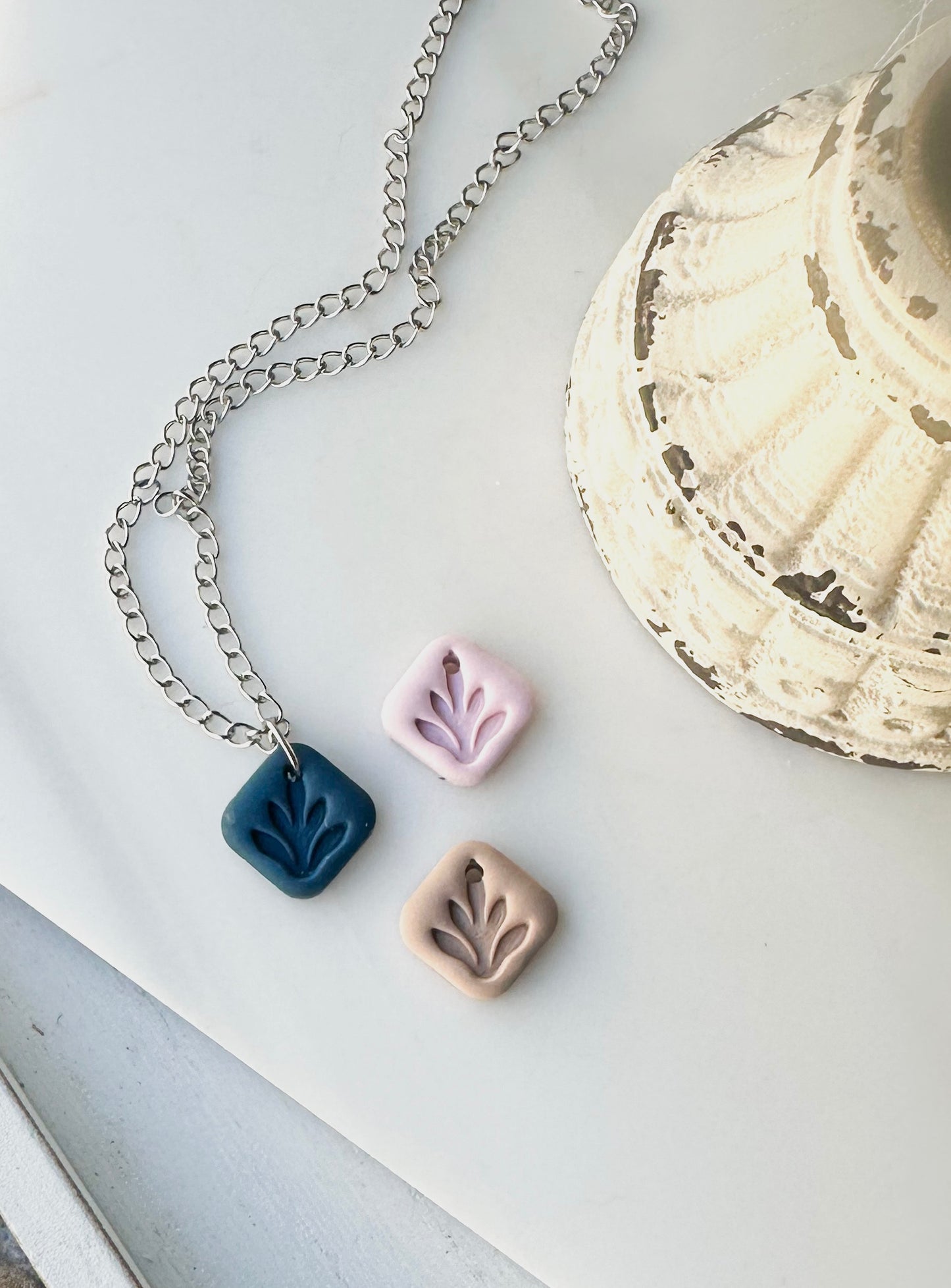 Polymer Clay Necklace - Earthbound Radiance