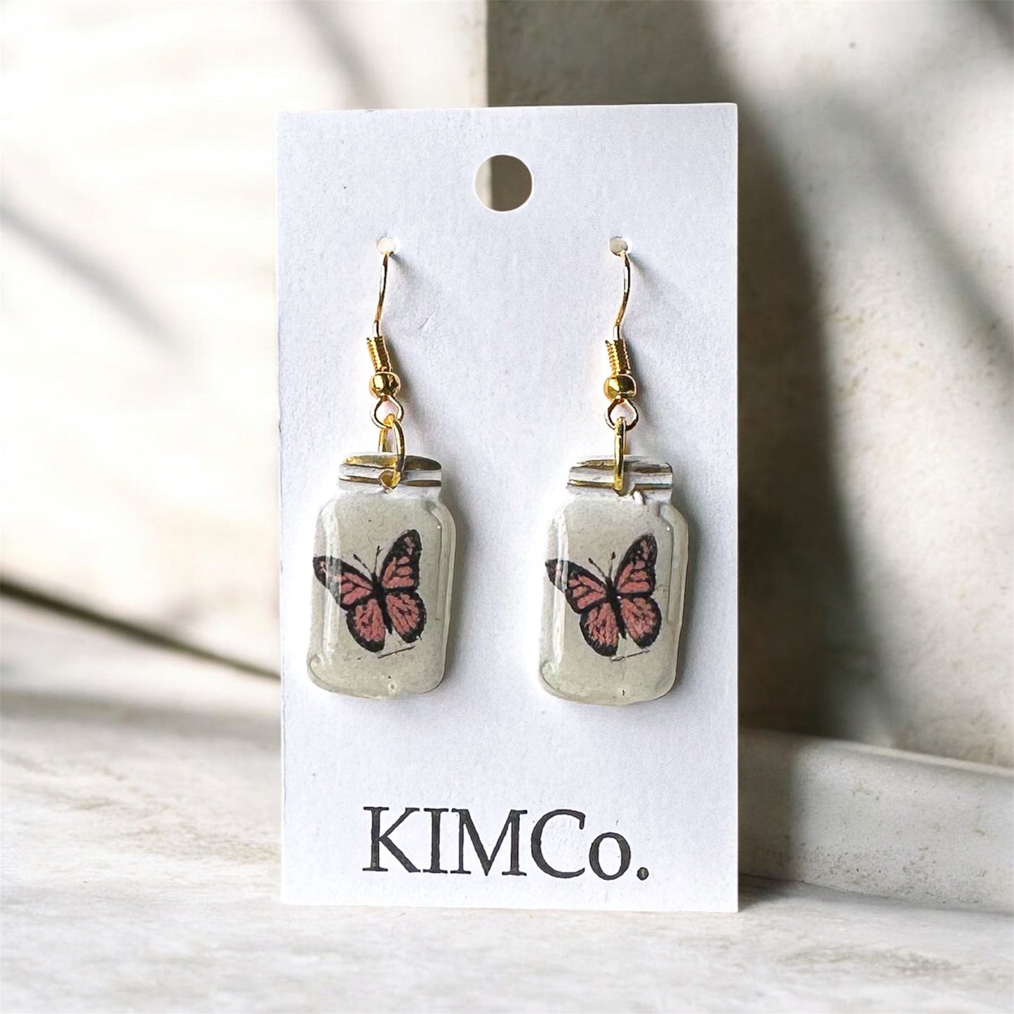Polymer Clay Earrings• Butterfly Keepsakes • 2 Butterfly Options