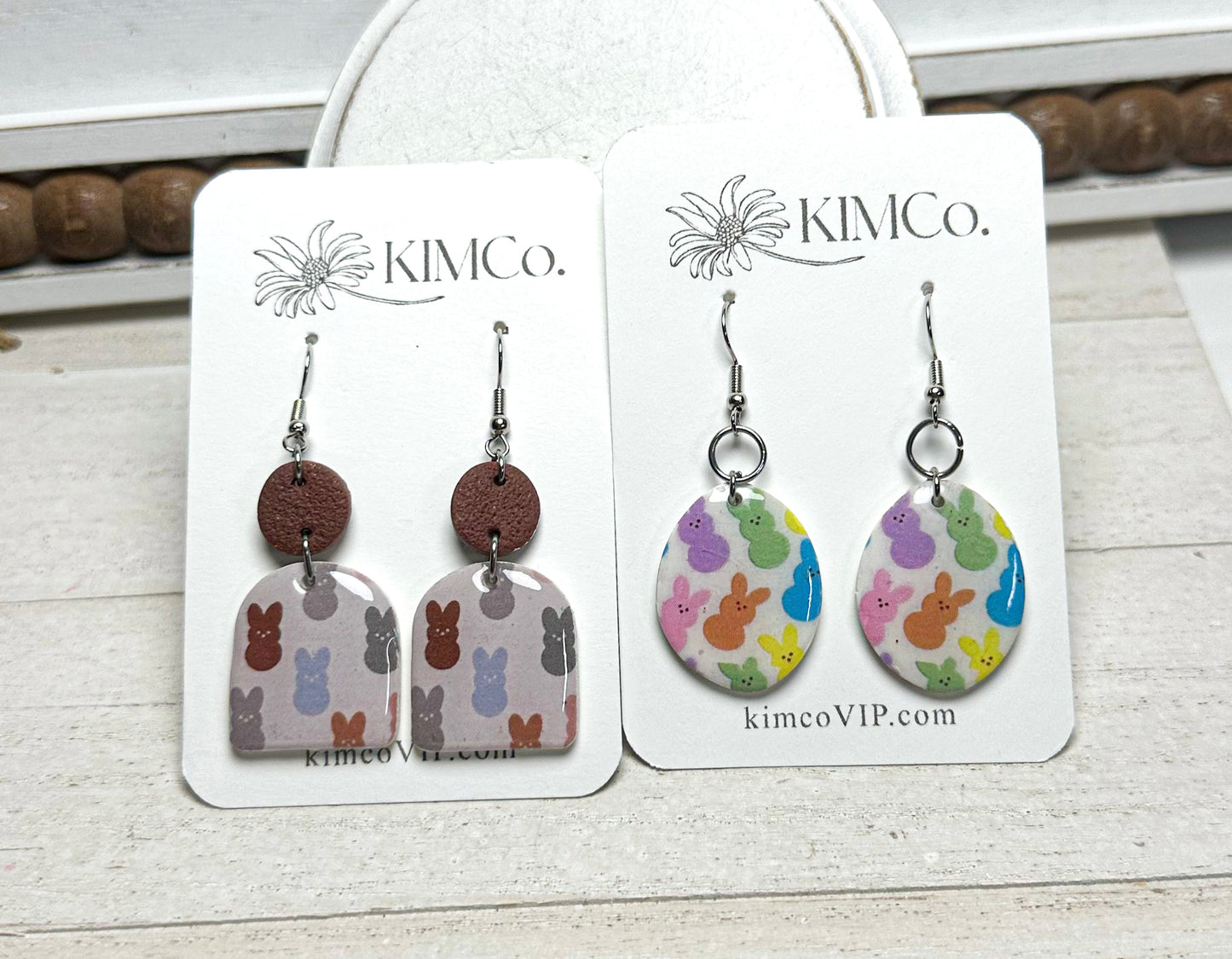 Polymer Clay Easter Earrings