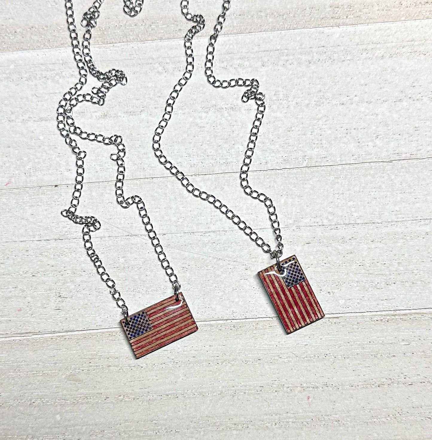 American Flag Necklaces