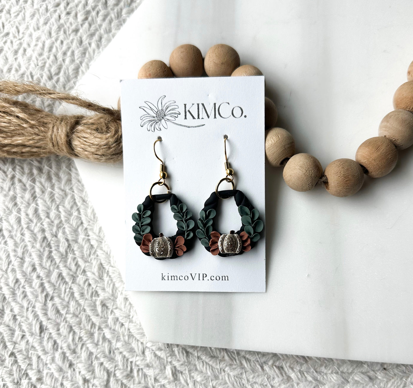 Fall Harvest Polymer Clay Earrings