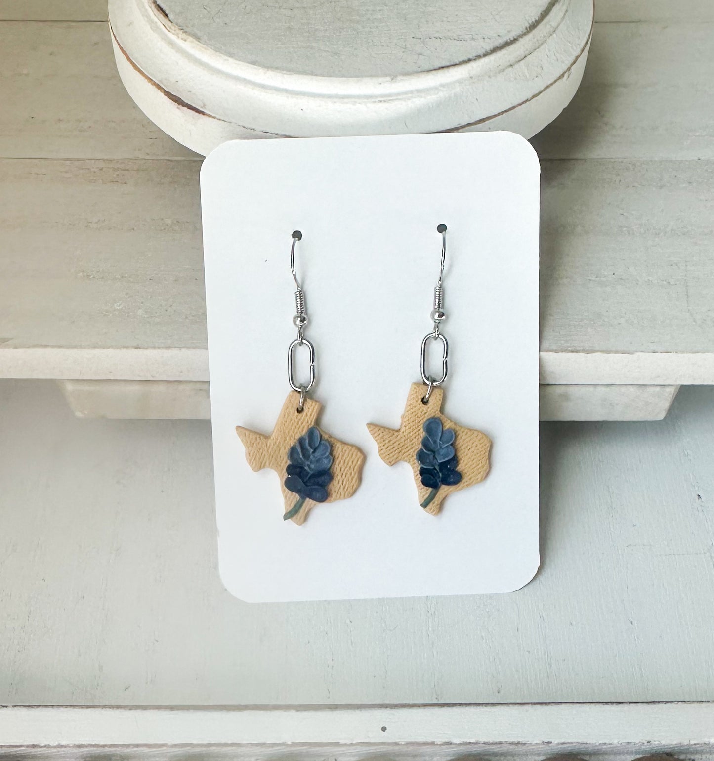 Texas Polymer Clay Earrings