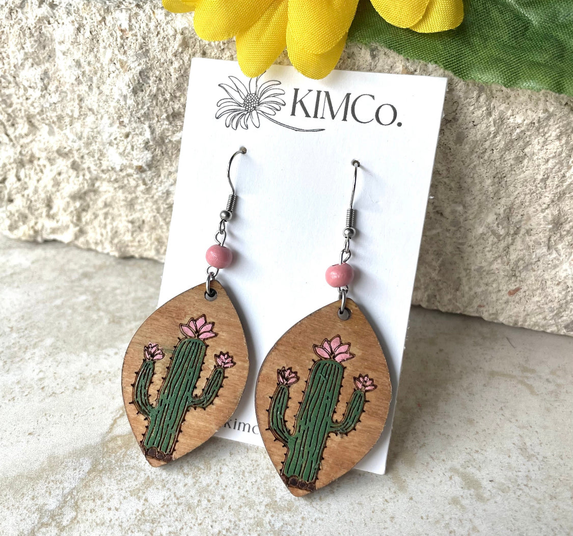 Wood Earrings * 2 Style Options