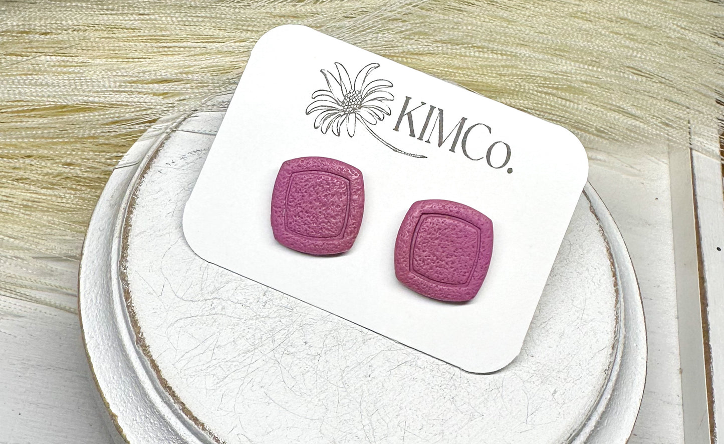 Polymer Clay Stud Earrings