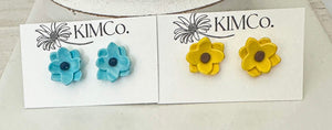 Polymer Clay Flower Earrings * 2 Colors