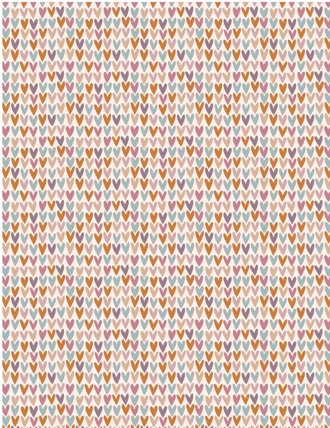 Polymer Clay Transfers - Mini Boho Hearts