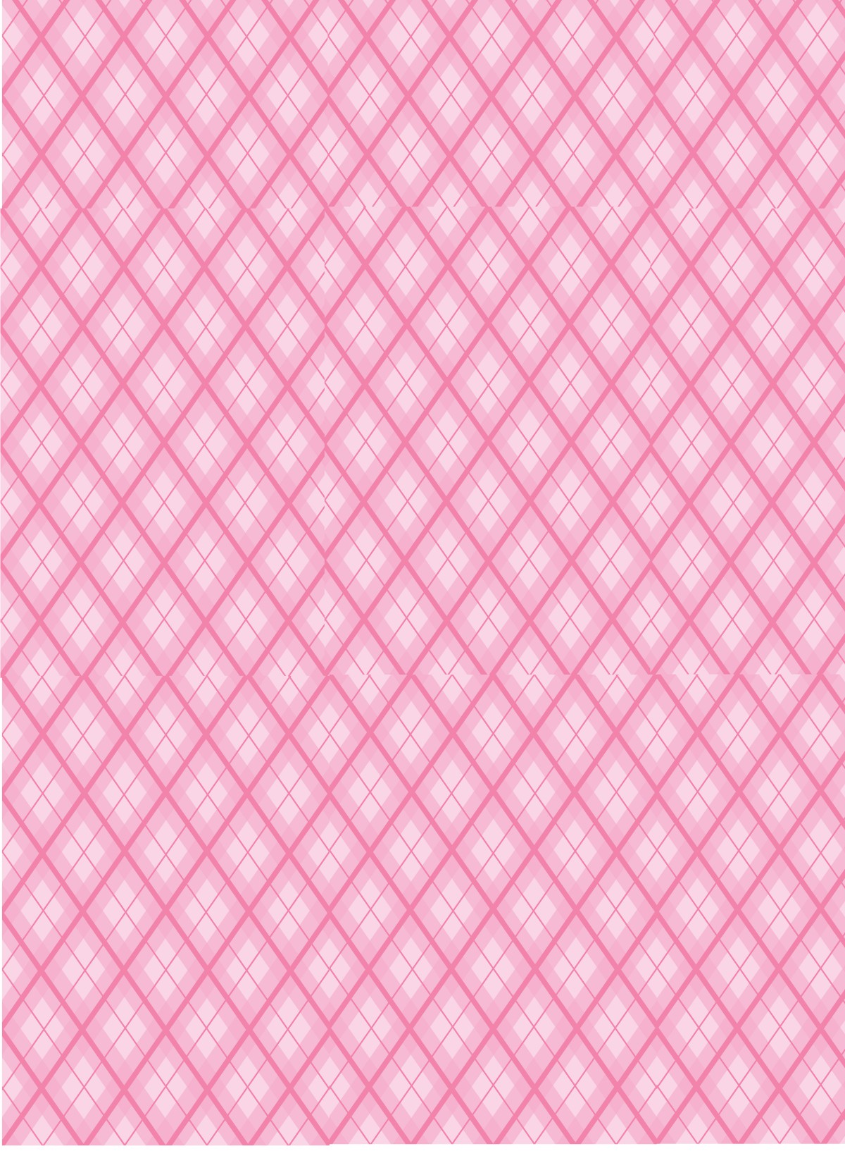 Polymer Clay Transfers - Pink Plaid