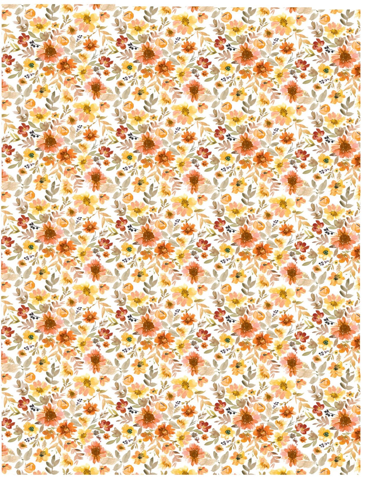 Polymer Clay Transfers - Watercolor Floral