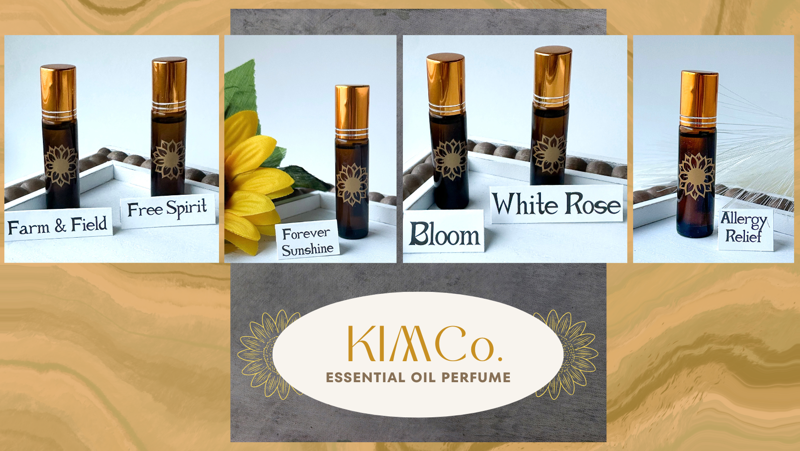 KIMCo. Essential Oil Perfume • 6 scents