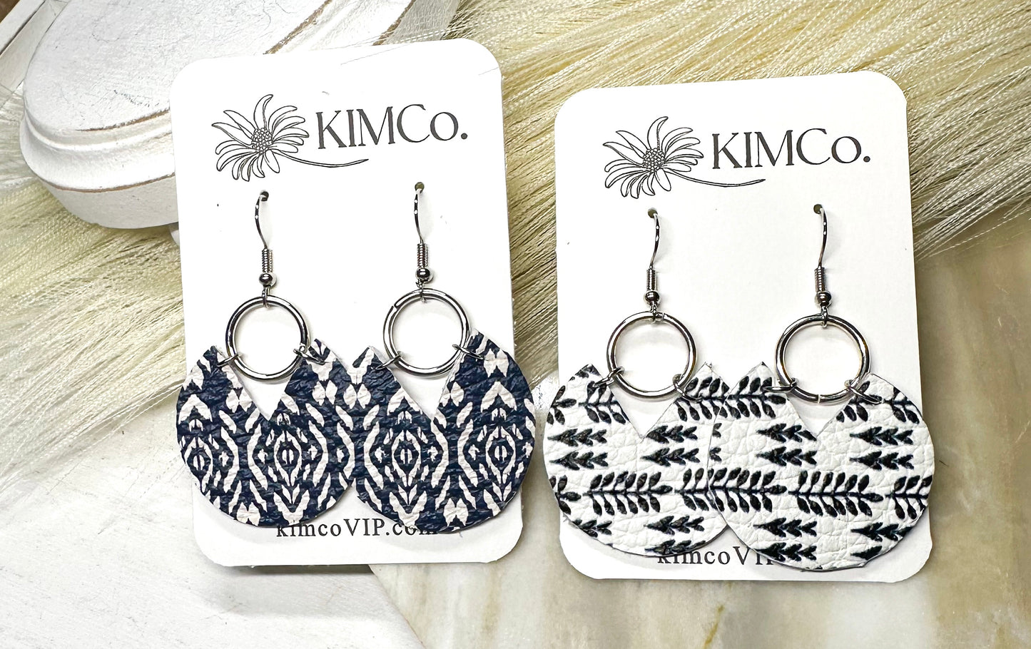 Leather Earrings • 2 options