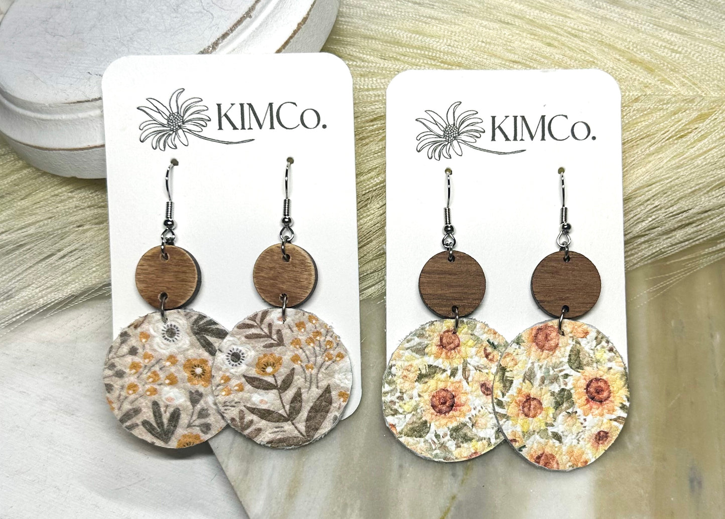 Leather Earrings • 2 options