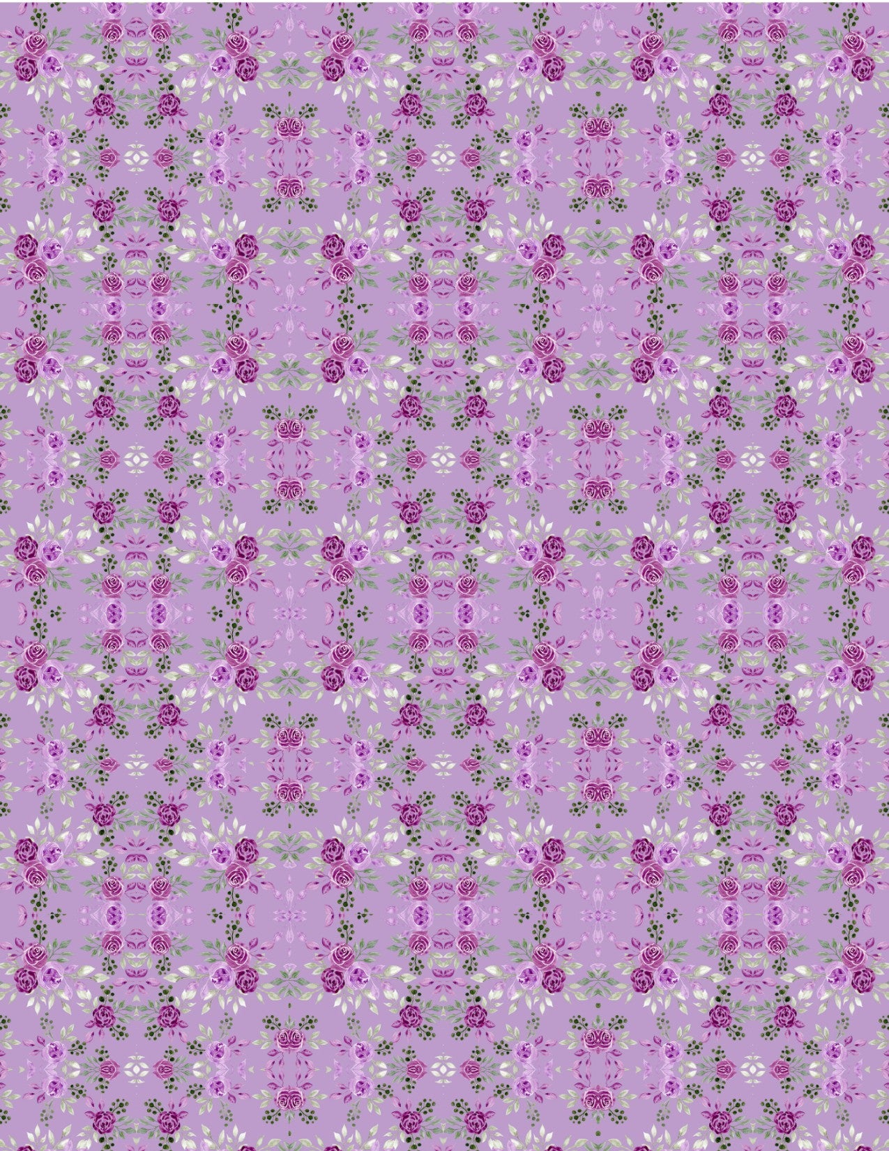 Polymer Clay Transfers - Lavender Floral