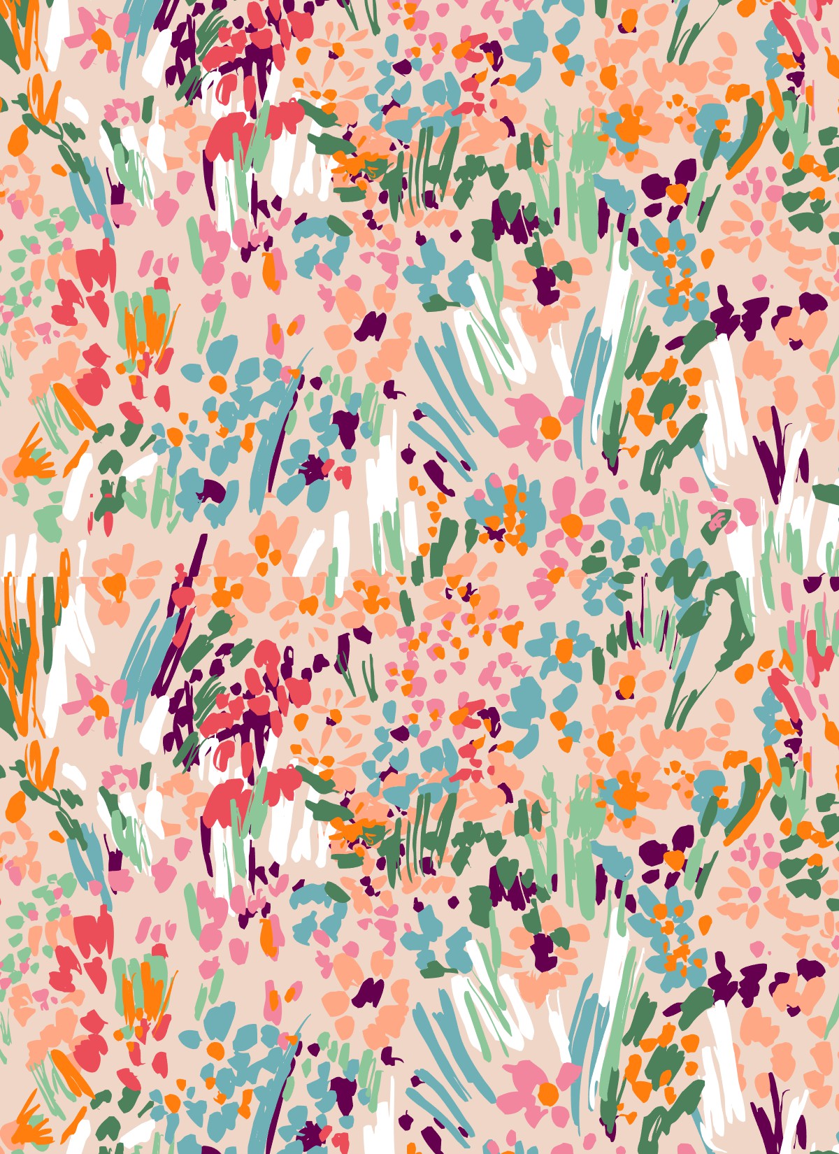 Polymer Clay Transfers - Multi Abstract