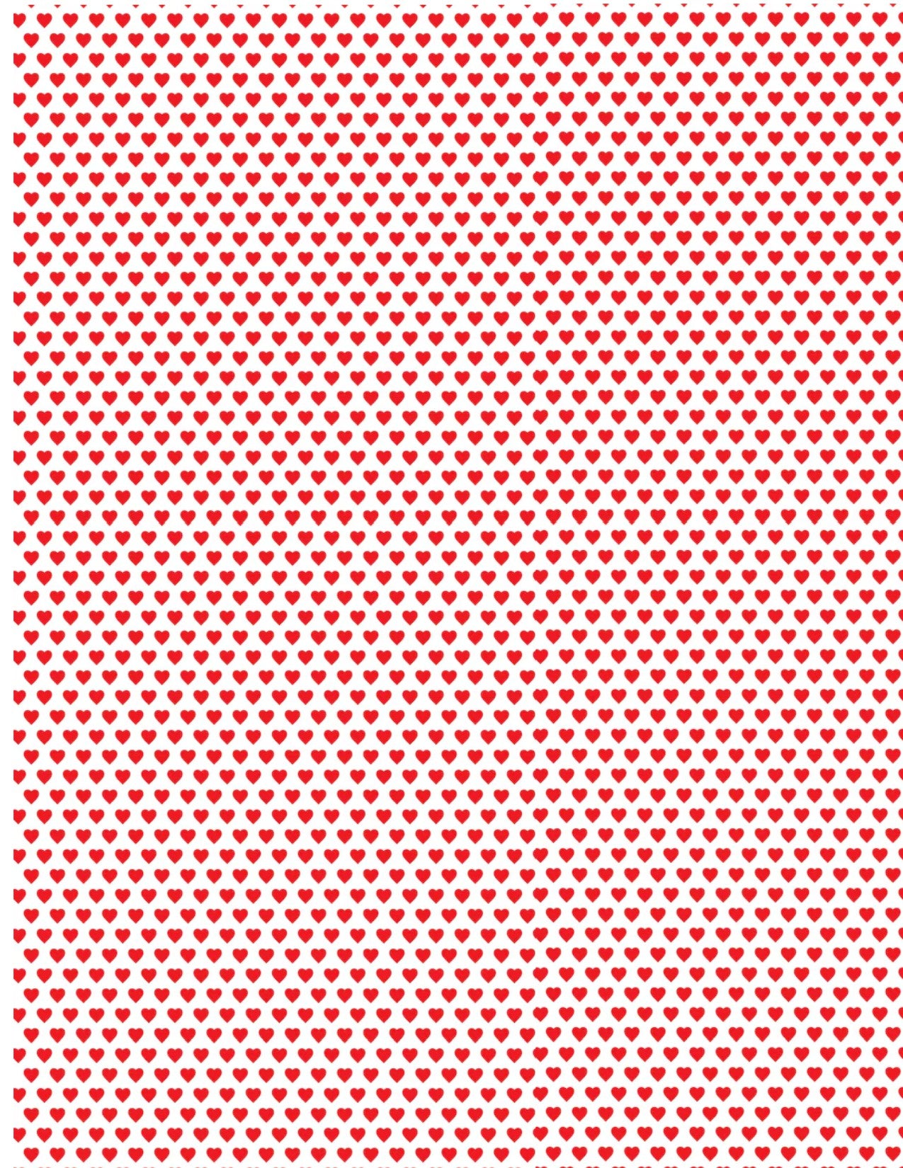 Polymer Clay Transfers - Mini Red Hearts