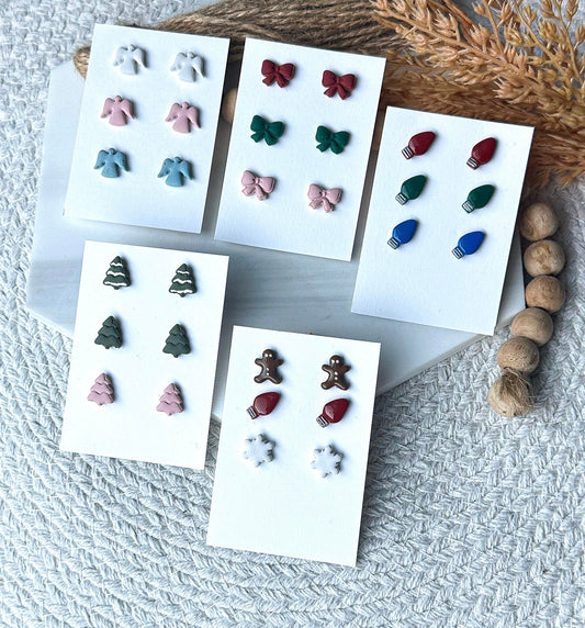 Polymer Clay Stud Earrings