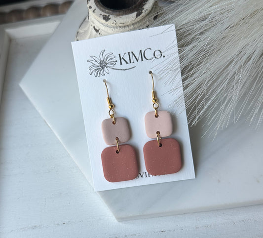 Square Drop Earrings