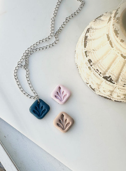 Polymer Clay Necklace - Earthbound Radiance