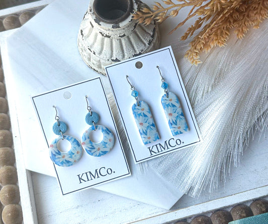 Polymer Clay Earrings - Daisies • 3 Designs