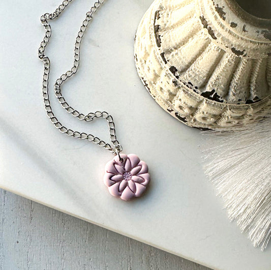 Polymer Clay Necklace - Solstice Spark