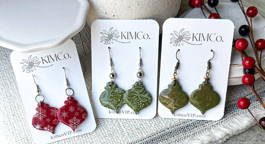 Ornament Clay Earrings