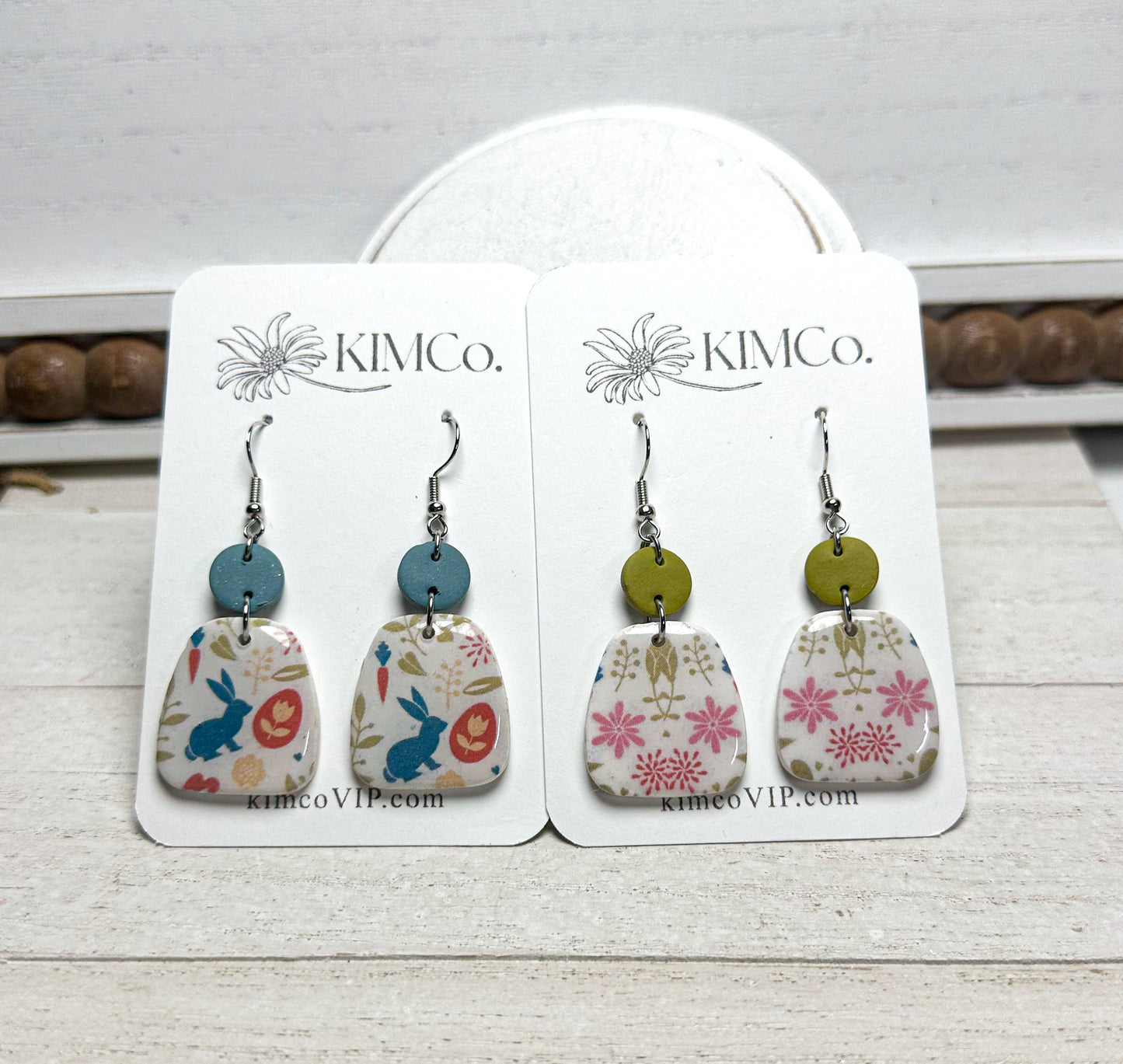 Polymer Clay Easter Earrings