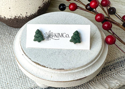 Christmas Tree Stud Earrings