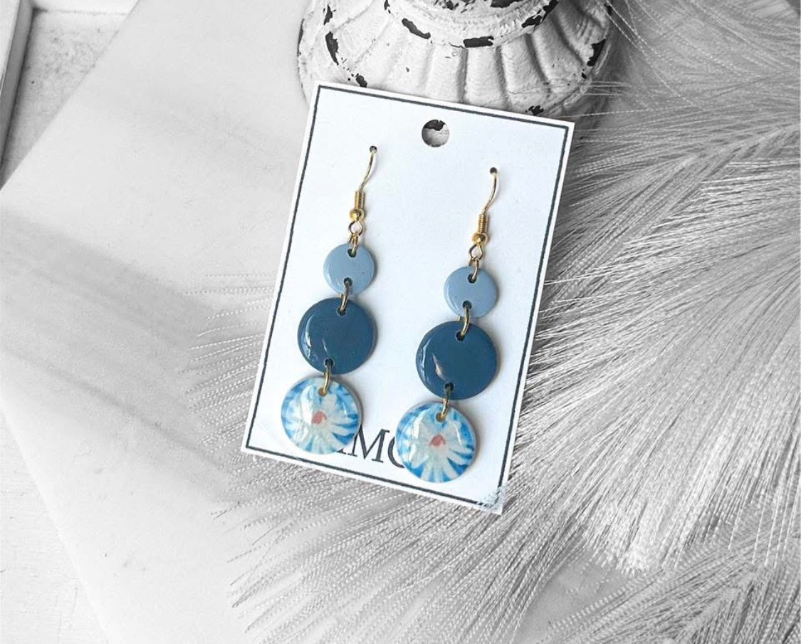 Polymer Clay Earrings - Daisies • 3 Designs