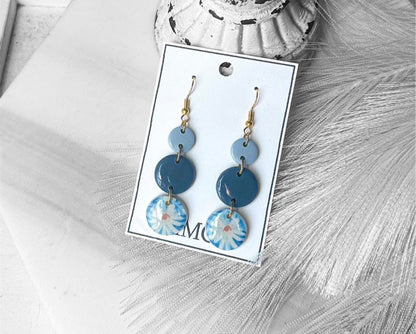 Polymer Clay Earrings - Daisies • 3 Designs
