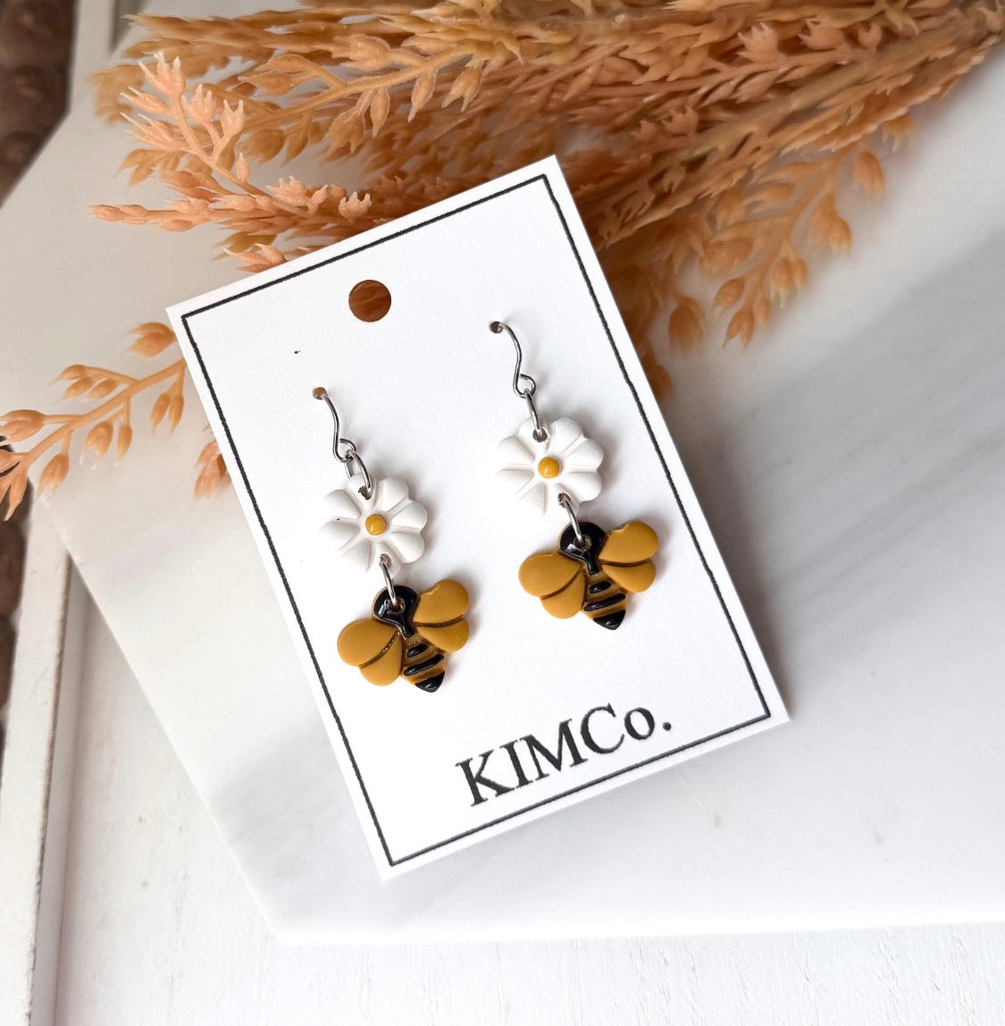 Polymer Clay Earrings - Everyday • Honeybee & Daisy