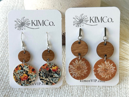 Leather Earrings • 2 options