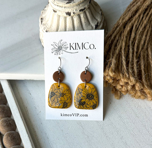 Sunflower Earrings