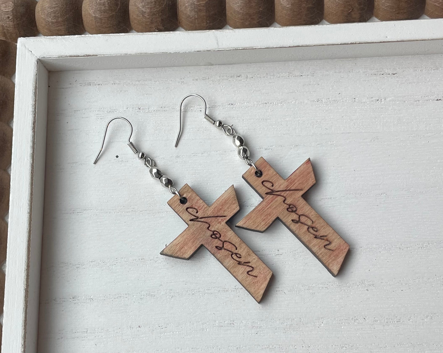 Cross Wood Earrings * 6 Options