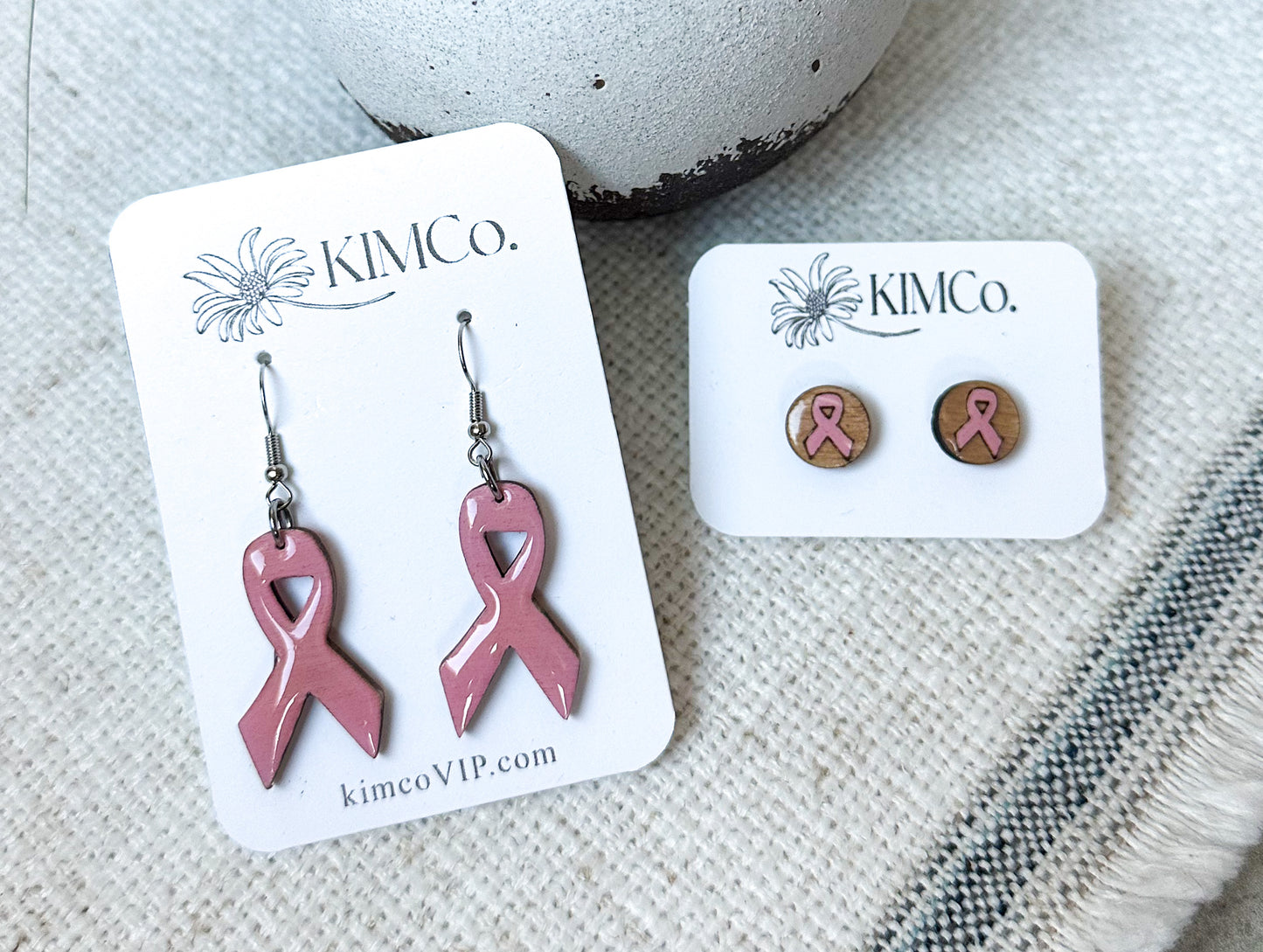 Breast Cancer Awareness Earrings