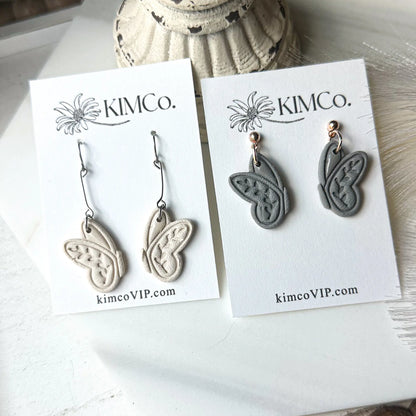 Polymer Clay Earrings• Free Spirit Butterfly
