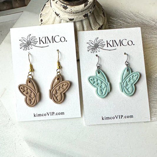 Polymer Clay Earrings• Free Spirit Butterfly