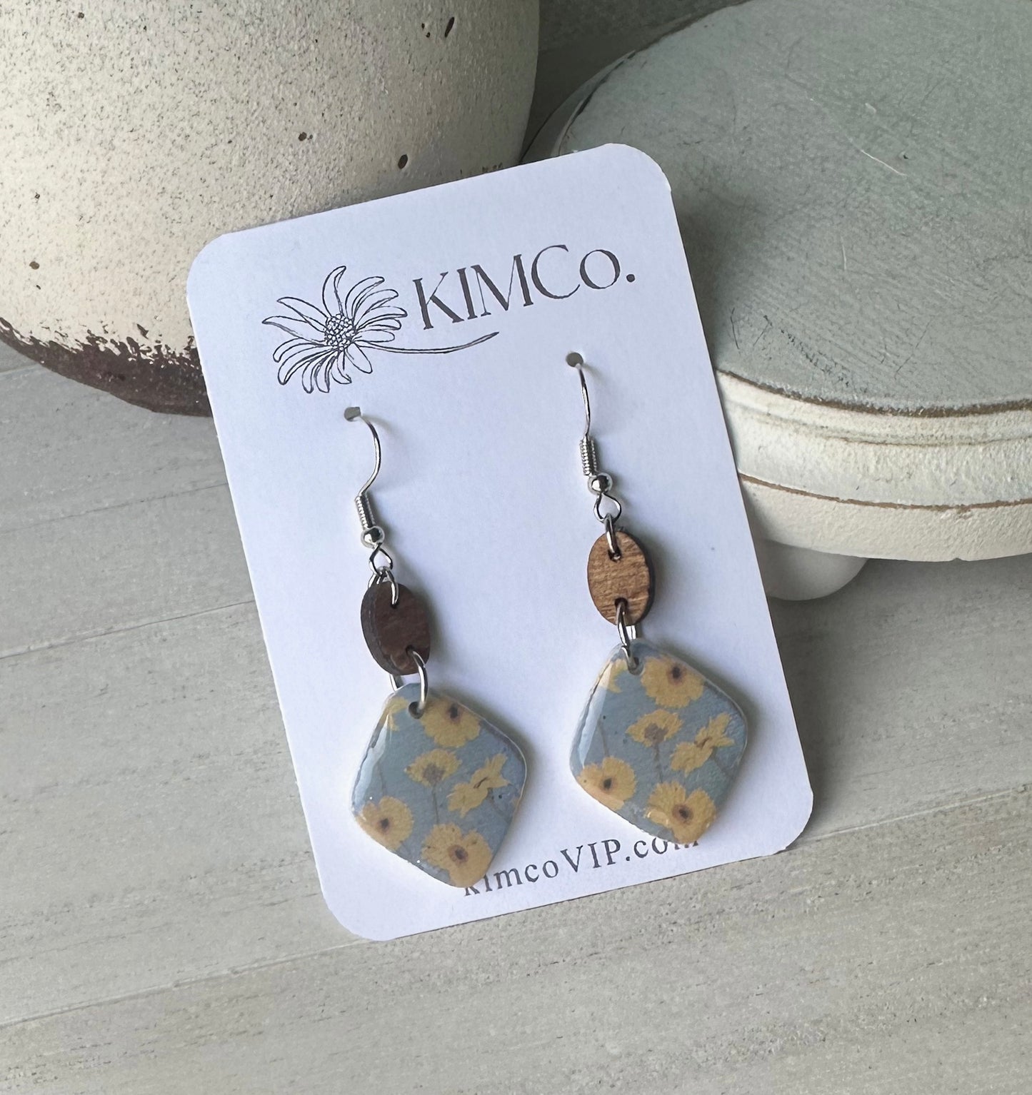 Valentines Clay Earrings