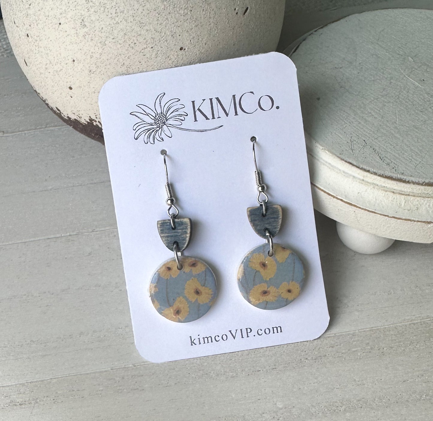 Valentines Clay Earrings