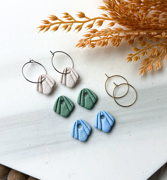 Polymer Clay Earrings - Beach - Coastal Drop (Set of 3)