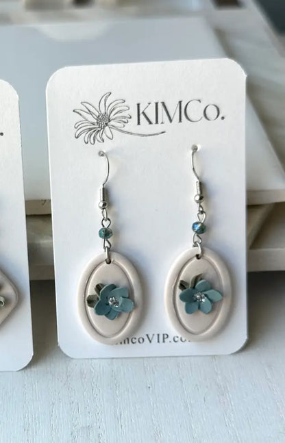 Polymer Clay Earrings - Floral Earrings