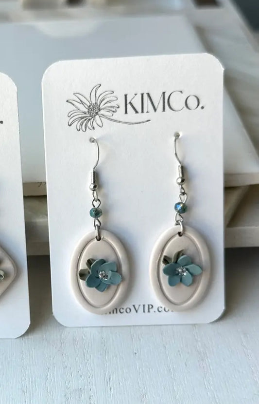 Polymer Clay Earrings - Floral Earrings