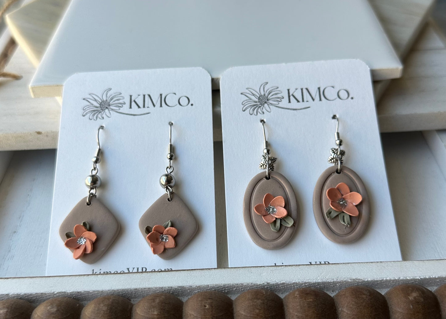 Polymer Clay Floral Earrings * 4 Options