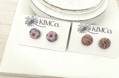 Polymer Clay Floral Earrings * Multiple Options