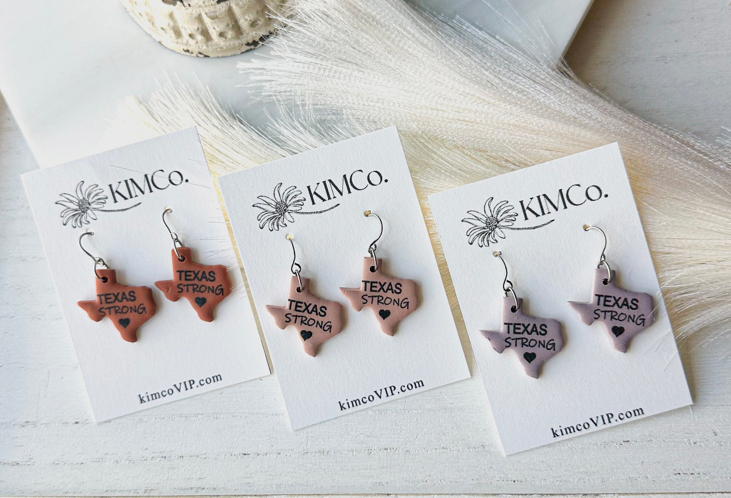 Texas Strong Earrings and Necklace