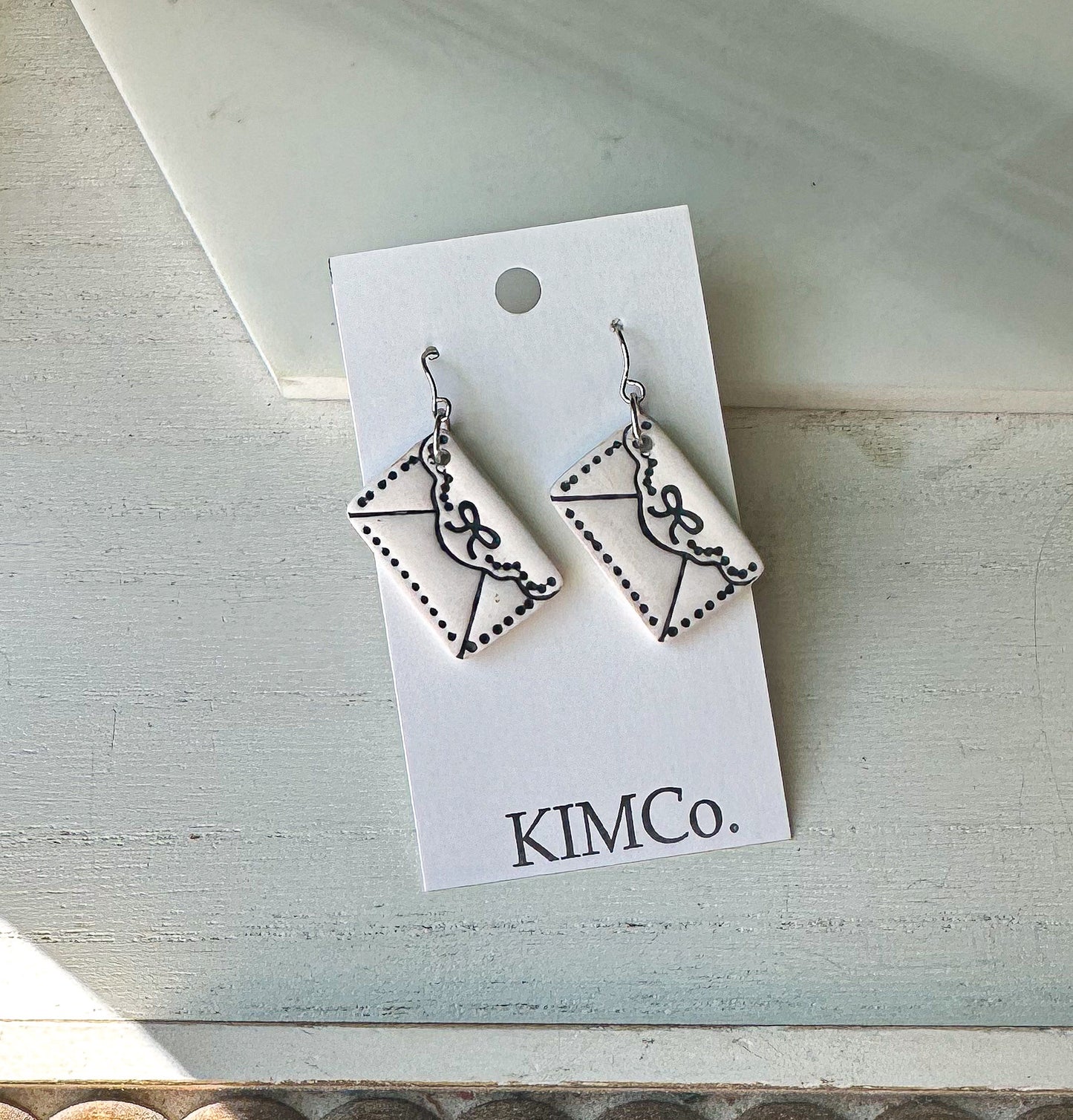 Polymer Clay Earrings • Love Letter