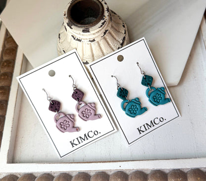 Polymer Clay Earrings -  Teatime Cuties