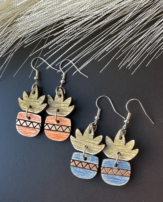 Wood Earrings
