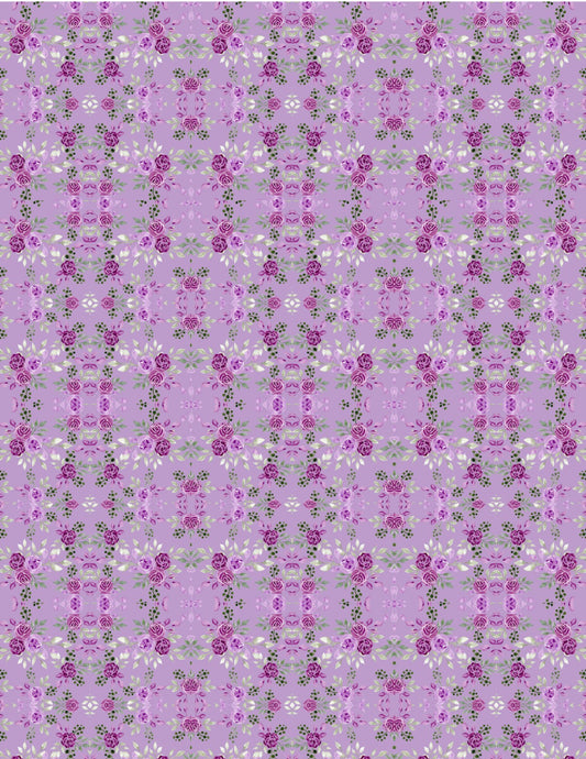 Polymer Clay Transfers - Lavender Floral