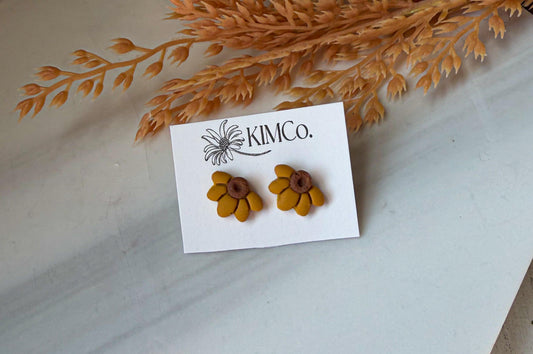 Sunflower Stud Earrings